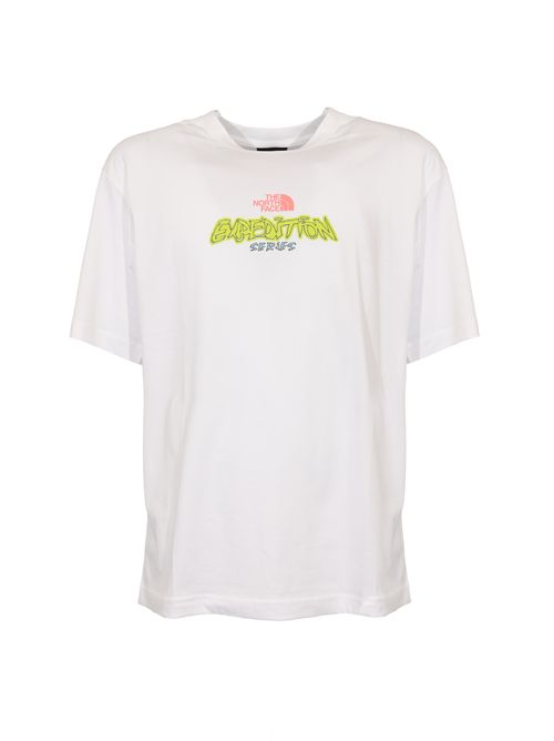 T-shirt oversize Expedition Celebration in cotone Bianco The North Face | NF0A8E3CFN41